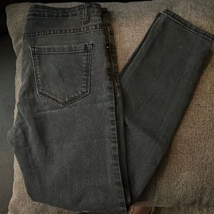 Forever 21 Charcoal Skinny Jeans